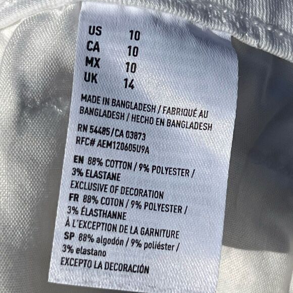 EUC 2-pairs American Eagle shorts Green Size 8 White Size 10 - Picture 6 of 10